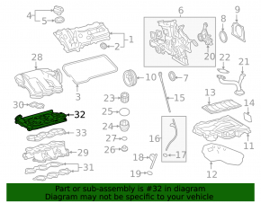 USR valve plate Lexus RX450h 10-15