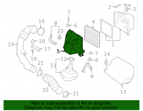 Subaru Ascent 19-26 Air Filter Housing Lower Cover
