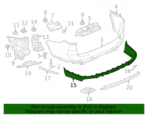 BMW X7 G07 23-26 xDrive40i rear bumper lip