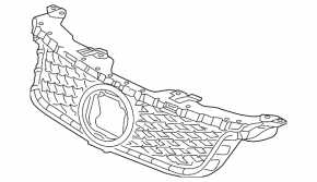 Radiator grill grill Lexus CT200h 11-13 prerest honeycomb