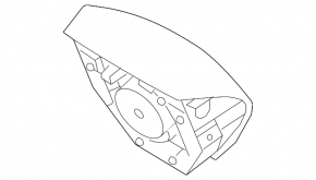 Airbag in steering wheel driver Hyundai Veloster 12-17