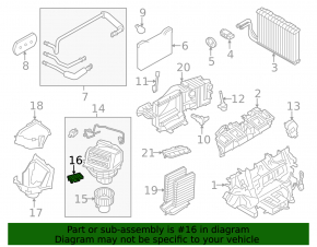 BMW 5 F10 10-16 Resistor