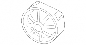 Front left door tweeter BMW 5 F10 11-16