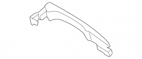Infiniti QX70 16-17 Outer Front Left Door Handle