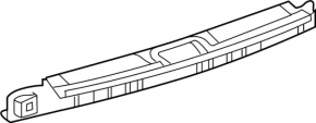 Trunk opening trim Infiniti QX30 17- black, scratches