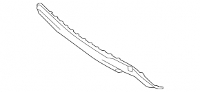 Rear bumper lower trim Hyundai Santa FE Sport 17-18 rest usa