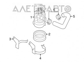Coolant pump Audi Q7 4L 10-15