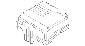 Hyundai Santa FE 19- underhood fuse box cover