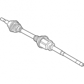 Drive axle front right Ford Edge 15-18 2.0T FWD