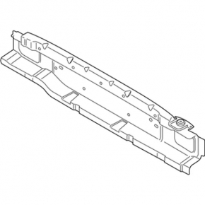 Rear panel Ford Ecosport 18-22 2 parts, graphite