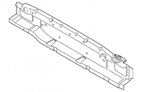 Rear panel Ford Ecosport 18-22 2 parts, graphite