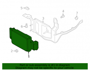 Lincoln MKZ 17-20 radar cruise control broken mount