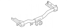 Ford Edge 15-18 Towbar Without Tip, Rusty