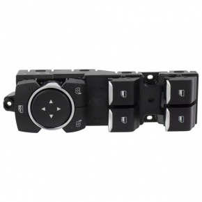 Front left window lift control for Ford Escape MK4 20-24 black with chrome, 4 automatic