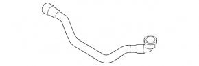 Cooling pipe to the expansion tank lower BMW X5 E70 07-13