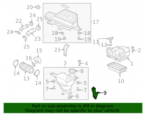 Air filter bracket Honda CRV 17-22 1.5T