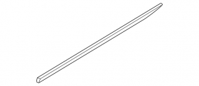 Door molding lower rear right BMW 7 G12 16-22 chrome