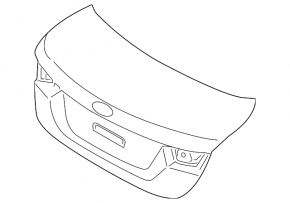Trunk lid Kia Forte 19-21 4d
