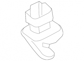 Lexus ES 19-22 Driver's Sun Visor Hook, Brown