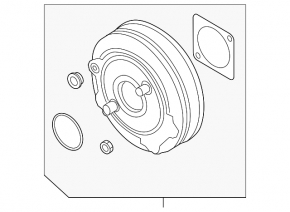 Vacuum booster Audi Q5 80A 18-24