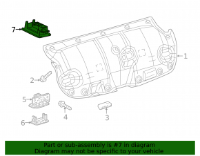 Lexus ES 22-26 trunk light