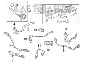 Lambda probe front first Lexus RX350 10-15