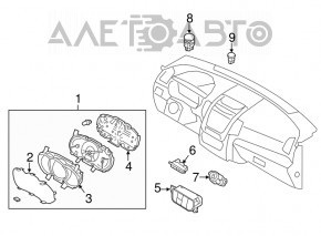 Start-stop button Kia Sorento 16-20
