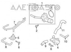 Lincoln MKZ 13-20 Hybrid Coolant Pump (Plastic)