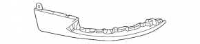 Right front bumper lip for Mazda CX-70 25-26 in body color