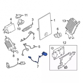 USB/AUX unit wire Ford Mustang Mach-E 21-26