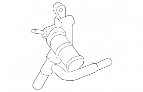 Cooling system flange Toyota Rav4 19-22 2.5