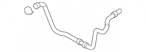 Cooling pipe lower Mini Cooper Clubman R55 07-14 1.6 turbo
