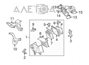 Air intake Lexus RX350 10-15