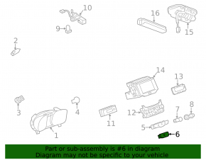 Chevrolet Malibu 13-15 Stabilization Disabling Button