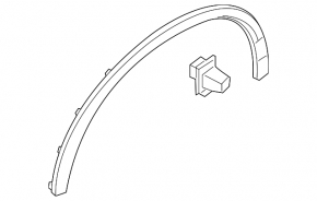 Front left wing arch trim Volvo XC90 16-23