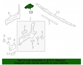 Front subframe burdock left Volvo XC60 18-25