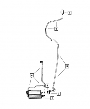 Jeep Grand Cherokee WL 21-25 Fuel Canister Sensor