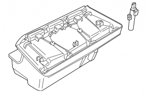 Glove box, glove compartment BMW i3 14-20 graphite