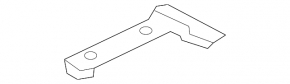 Front bumper mount right Acura TLX 15-17 prerest