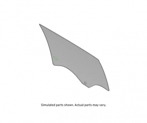 Rear right door glass for Chevrolet Equinox 18-24