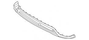 Hyundai Kona 19-23 EV rear bumper lip