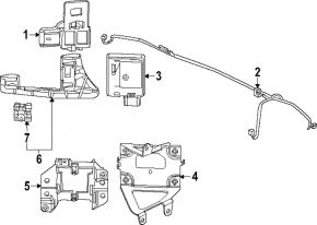 Blind Spot Sensor Bracket (BSM) Left Honda CRV 23-25 (Metal)
