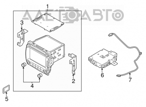 Navigation computer Kia Forte 4d 14-16