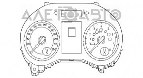Mercedes GLA 15-20 instrument cluster for radar