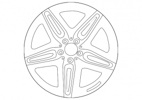 Wheel disk R20 x 9J ET44 Mercedes W167 GLE 350 450 20-23