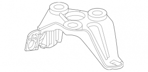 ABS bracket ABS Mercedes W167 GLE 350 450 20-23 lower