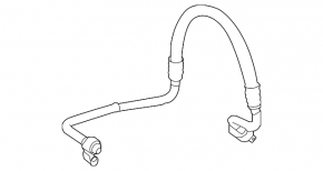 Air conditioning condenser-compressor pipe Mercedes A-class V177 19-22 M260