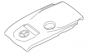 Engine cover Mercedes C-class W205 300 15-18