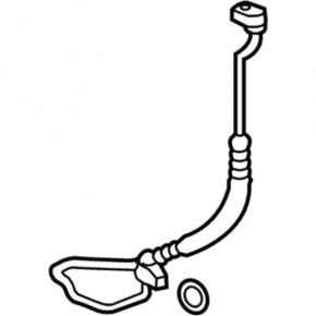Lincoln MKX 16-18 3.7" condenser-compressor air conditioner hose