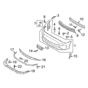 TV Trim Clips 9 pcs Ford Fusion mk5 13-20